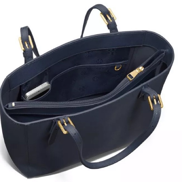 Tory Burch Emerson place Buckle Tote Royal Navy - Picture 6 of 8